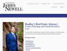 Tablet Screenshot of newelllawfirm.com